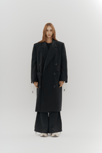 Load image into Gallery viewer, SWI C24 - DRAWSTRING COAT / BLACK
