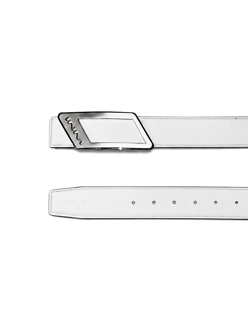 SS26 COLLECTION M BELT WHITE