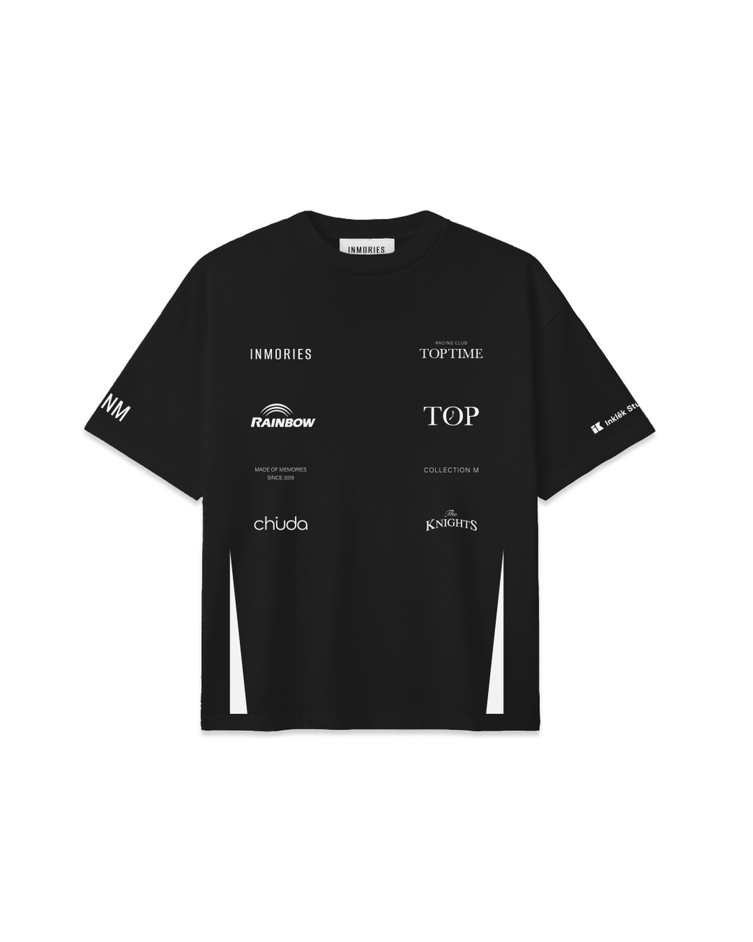 INMORIES × TOPTIME｜TEAM INM - 聯名模擬車隊 T-SHIRT BLACK