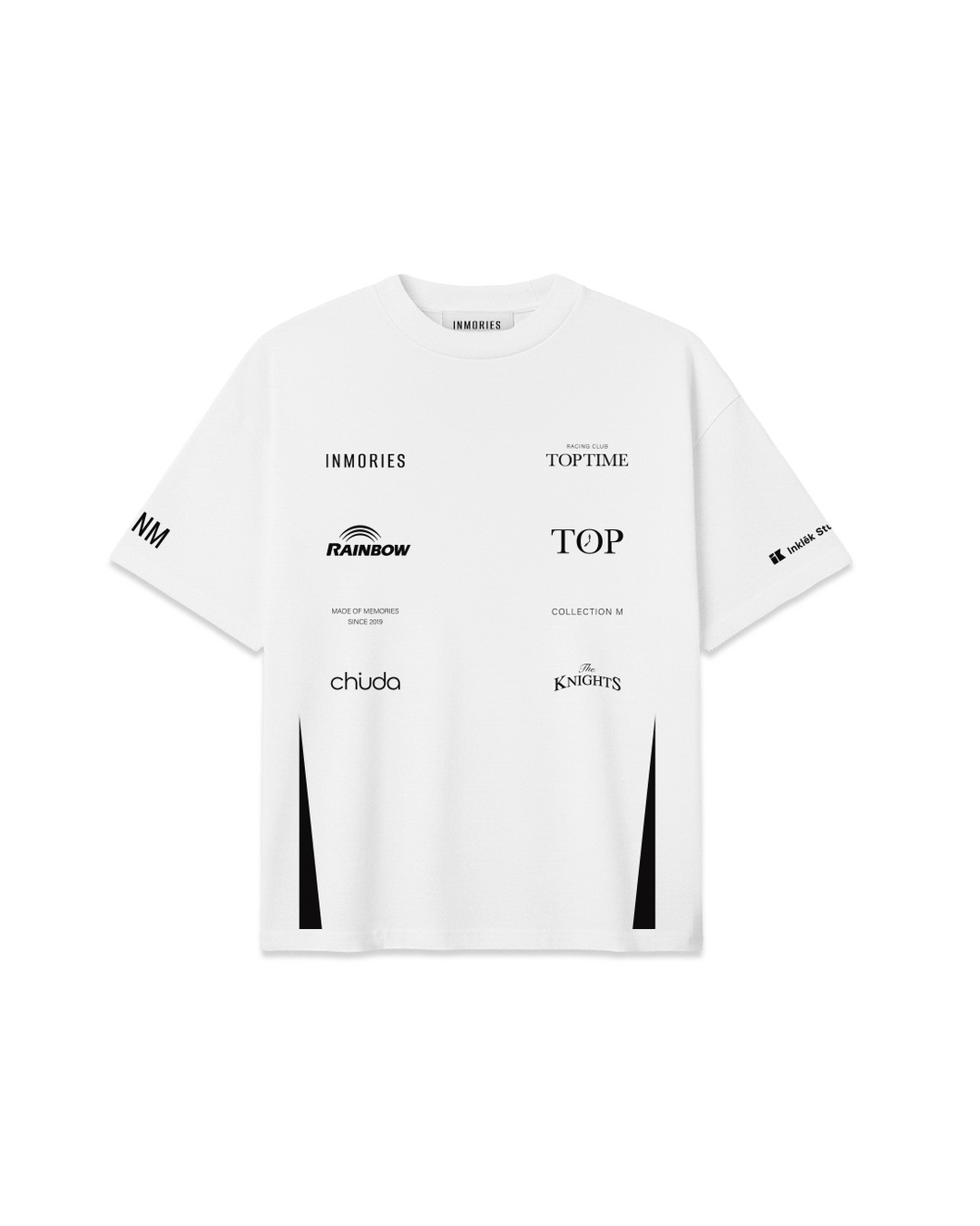 INMORIES × TOPTIME｜TEAM INM - 聯名模擬車隊 T-SHIRT WHITE