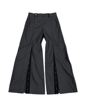 Load image into Gallery viewer, SLIT PANEL WIDE TROUSERS front
