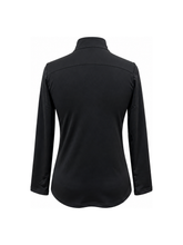 Load image into Gallery viewer, MEN'S BLACK LONG-SLEEVE HALF-ZIP TOP
