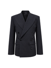 將圖片載入圖庫檢視器 PEAK-LAPEL DOUBLE-BREASTED BLAZER front
